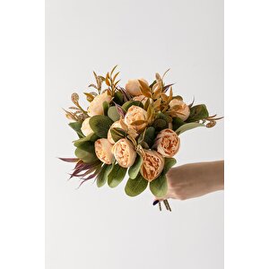 Yapay Şakayık Demeti 30 Cm 6 Dal Somon