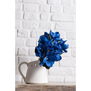 Yapay Lüx Lateks Manolya Demeti 33cm Saks Mavisi 7 Kafa