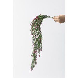 Yapay Ot Sarmaşık Pembe Yeşil Uv Korumalı 80 Cm 5 Dal