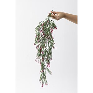 Yapay Ot Sarmaşık Pembe Yeşil Uv Korumalı 80 Cm 5 Dal