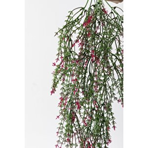 Yapay Ot Sarmaşık Pembe Yeşil Uv Korumalı 80 Cm 5 Dal