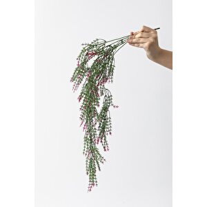 Yapay Ot Sarmaşık Pembe Yeşil Uv Korumalı 80 Cm 5 Dal