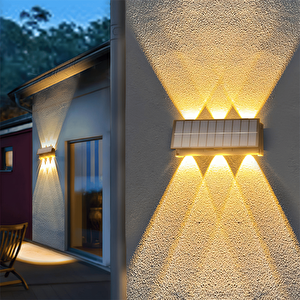 20 Watt Solar Çift Yönlü Duvar Apliği (günışığı)