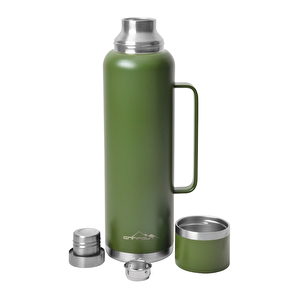 Campout Çift Katmanlı Termos 1500 Ml Yeşil