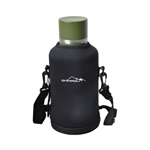 Campout Çift Katmanlı Termos 2000 Ml Yeşil