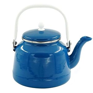 Retro Emaye Kamp Çaydanlığı Alt Mavi 2.5 L