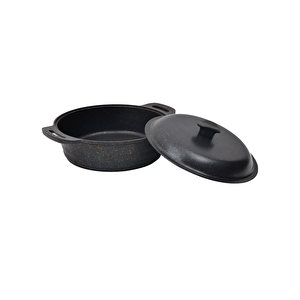 Campout Granit Döküm Kamp Tenceresi 28 Cm