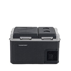 Tecnopoint Çift Kapaklı 40 Litre Taşınabilir Araç Buzdolabı 12v/24v/220v Uyumlu