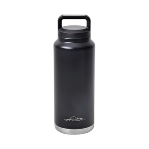 Campout Çift Katmanlı Termos 1000 Ml Siyah