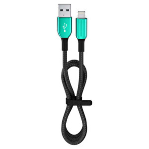 12 Watt 2.4a Usb-a To Lightning 1.2m Hızlı Şarj Kablosu Yeşil Fc35