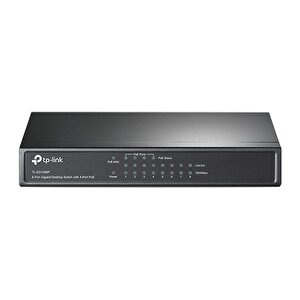 10/100/1000mbps 8xport Masaüstü Poe Siyah Çelik Kasa Switch Tdrtr
