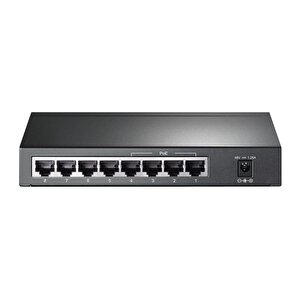 10/100/1000mbps 8xport Masaüstü Poe Siyah Çelik Kasa Switch Tdrtr