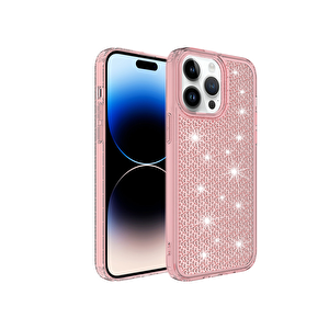 İphone 14 Pro Max Snow Si̇li̇kon Kapak Pembe