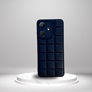 İnfinix Hot 30i̇ Uyumlu  Silikon Madlen Case Si̇yah