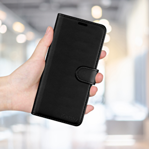 Tecno Pova Neo 4 Kartlikli Cüzdan Kilif (deluxe Wallet Case)  Si̇yah