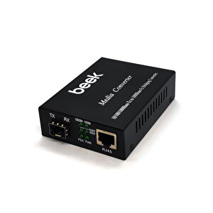 Beek Gigabit Ethernet To Gigabit Sfp Media Converter&lt;br&gt;
Beek 10/100/1000base-t To 1000base-fx Media Converter, Ge Sfp Slot