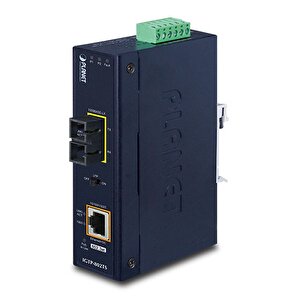 Endüstriyel Media Converter&lt;br&gt;
1000base-lx (sc,sm) &lt;-&gt; 10/100/1000base-t 802.3at Poe+&lt;br&gt;
10km&lt;br&gt;
1000base-lx To 10/100/1000base-t 802.3at Poe+ Industrial Media Converter (sc