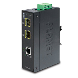 Endüstriyel Tip Media Converter&lt;br&gt;
1-port 10/100/1000t &lt;-&gt; 2-port 1000base-sx/lx/bx Sfp/mini-gbic Yuva (port-1 Ve Port-2)&lt;br&gt;
Ip-30, -40 Ile 75 Derece C&lt;br&gt;
Industrial 10/100/