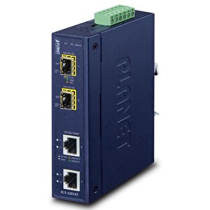 Endüstriyel Media Converter&lt;br&gt;
2-port 10/100/1000t &lt;-&gt; 2-port 100/1000/2500x Sfp&lt;br&gt;
Industrial 2-port 10/100/1000t To 2-port 100/1000/2500x Sfp Media Converter