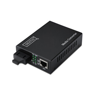 Digitus Media/rate Converter, 10/100/1000base-t - 1000base-lx (singlemode 10 Km, Sc)