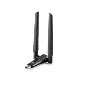 Usb Wıfı Adaptor Ac1200 2.4ghz&5ghz Rtl8812bu Wifi5 Siyah Uac20