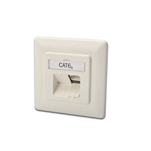 Digitus Sıva Altı İkili Rj-45 Priz, Cat. 6a Class Ea, Shielded (zırhlı), 2 X Rj45