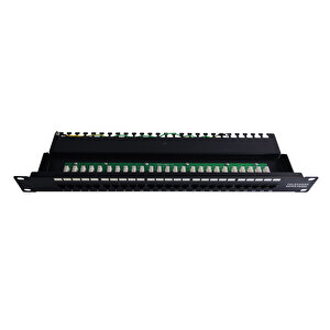 Beek 25 Port Cat 3 Isdn Patch Panel, Zırhsız, 8p4c, Lsa, 1u, Kabinete Monte Edilebilir&lt;br&gt;
Beek Cat 3 Isdn Patch Panel, Unshielded, 25-port Rj45, 8p4c, Lsa, 1u, Rack Mount