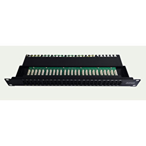 Beek 50 Port Cat 3 Isdn Patch Panel, Zırhsız, 8p4c, Lsa, 1u, Kabinete Monte Edilebilir&lt;br&gt;
Beek Cat 3 Isdn Patch Panel, Unshielded, 50-port Rj45, 8p4c, Lsa, 1u, Rack Mount