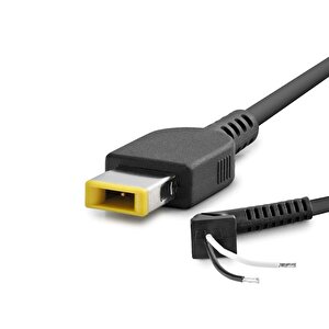 Notebook Adaptör Kablosu Usb Pın Yoga Lenovo 120w-150w Siyah Hdx5562