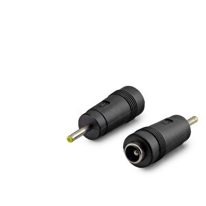 Notebook Adaptör Ucu Çevirici 5.5*2.5 (m) To 2.3*0.7 (f) 10lu Paket Siyah Hdx1338