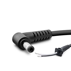 Notebook Adaptör Kablosu 5.5*2.5 L Tip Asus/toshıba 120w-150w 1.2m Siyah Hdx5563