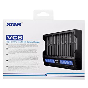 Vc8 Sekizli Li-ion / Ni-cd / Ni-mh Pil Şarj Cihazı