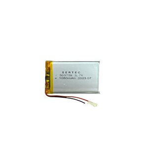 503759 3.7v 1050 Mah Li-polymer Pil Devreli/1.5a