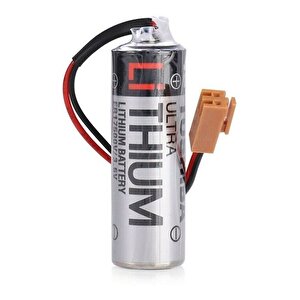 Er17500v 3.6v A Size Lithium Pil - Kahverengi Soket