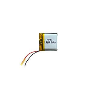 582728 3.7v 400 Mah Li-polymer Pil Devreli/1.5a
