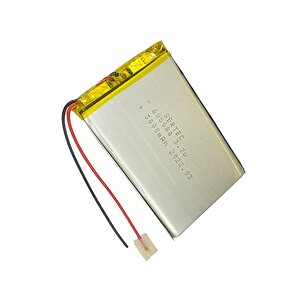 605080 3.7v 3000 Mah Li-polymer Pil Devreli/1.5a
