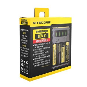 New İ4 İntelli Charger Li-ion / Ni-cd / Ni-mh Pil Şarj Cihazı