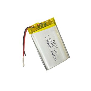 603048 3.7v 900 Mah Li-polymer Pil Devreli/1.5a