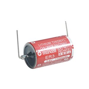 Maxell Er3 3.6v 1/2aa Size Lithium Pil