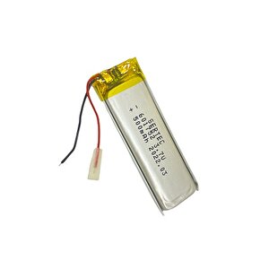 601752 3.7v 500 Mah Li-polymer Pil Devreli/1.5a