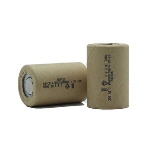 1.2v Ni-cd  4/5 Sc 1500 Mah Kağıt Şarjlı Pil 10c Başsız/flat Head