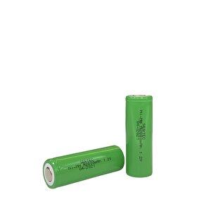 1.2v 2800 Mah - A Size - Ni-mh Şarjlı Pil - Başsız / Flat Head
