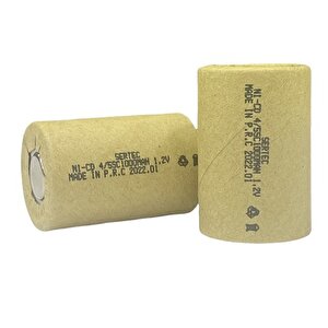 1.2v Ni-cd  4/5 Sc 1000 Mah Kağıt Şarjlı Pil 3c Başsız/flat Head
