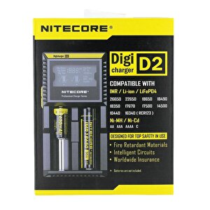 D2 Digi Charger Li-ion / Ni-cd / Ni-mh / Lifepo4 Dijital Pil Şarj Cihazı