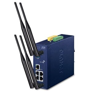 Endüstriyel 5ghz 802.11ax 2400mbps Kablosuz Access Point&lt;br&gt;
4 X 10/100/1000base-t Rj45 Lan Port (port 1 Ile Port 4 Arası)&lt;br&gt;
1 X 10/100/1000base-t Rj45 Wan/lan Port (port 5)&lt;br&gt;
2