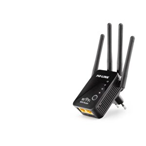 Wıfı Repeater + Router + Ap 300mbps Siyah Lv-wr16