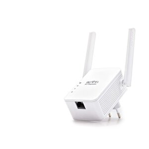 Wıfı Repeater + Router + Ap 300mbps Beyaz Lv-wr13