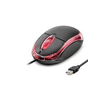Kablolu Mouse 800 Dpı Led 110cm Siyah Nd3251
