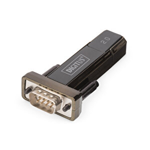 Digitus Usb 2.0 &lt;-&gt; Rs232 (seri) Çevirici, Usb A Erkek - Db9 Erkek, Usb Uzatma Kablosu (80cm) Dahil