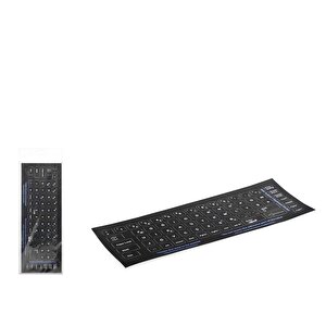 Klavye Stıcker Tuş Takımı Türkçe F Siyah Hdx8259